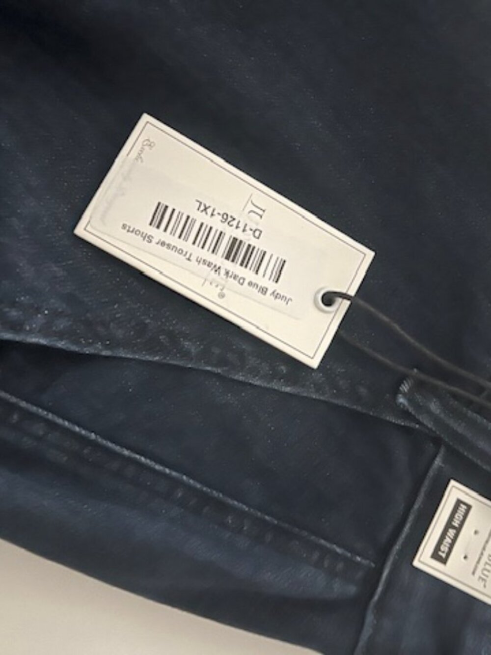 Judy Blue Trouser Shorts Dark Wash High Waist Stretch NWT D1126 - Picture 4 of 4